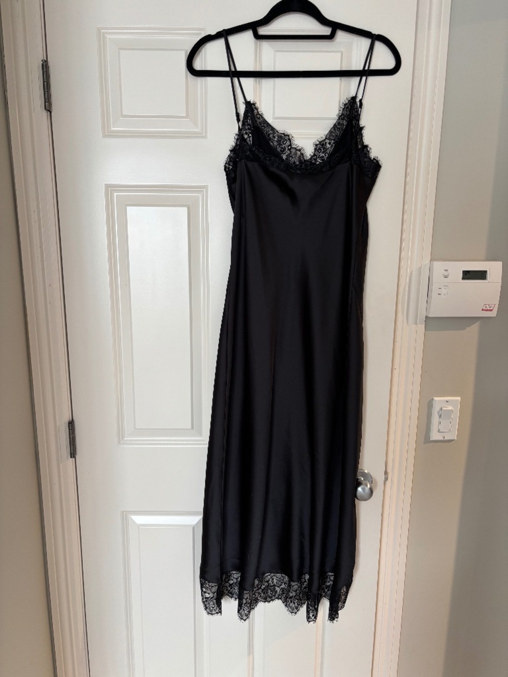 All Saints Black Lace Dress
